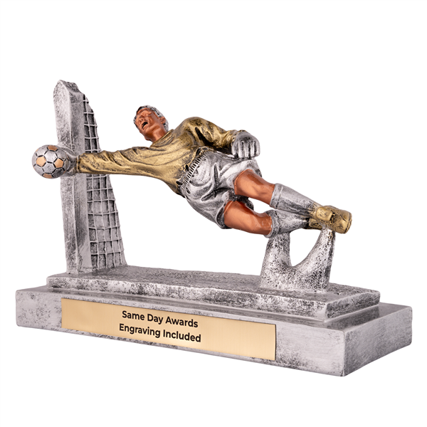 Premium Soccer Goalie Trophy | Custom Engraved