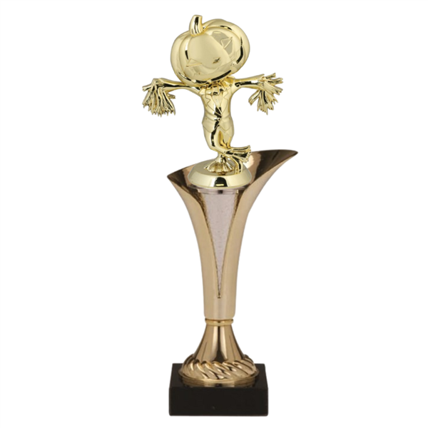 Typhoon Pumpkin Head Scarecrow Trophy | Custom Engraved