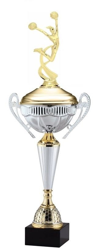 Cheerleader Polaris Metal Trophy Cup | Custom Engraved