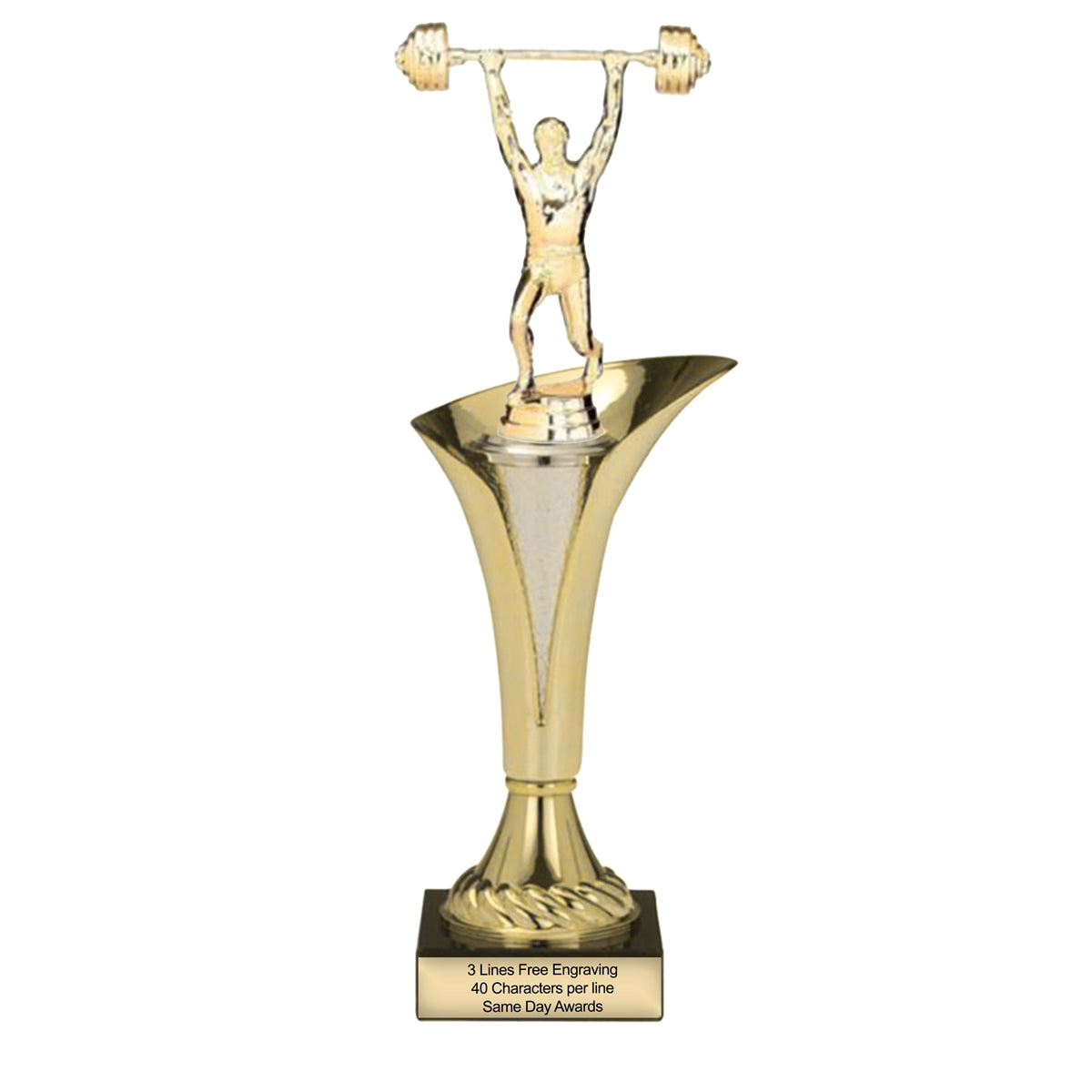 Typhoon Military Press Trophy | Custom Engraved