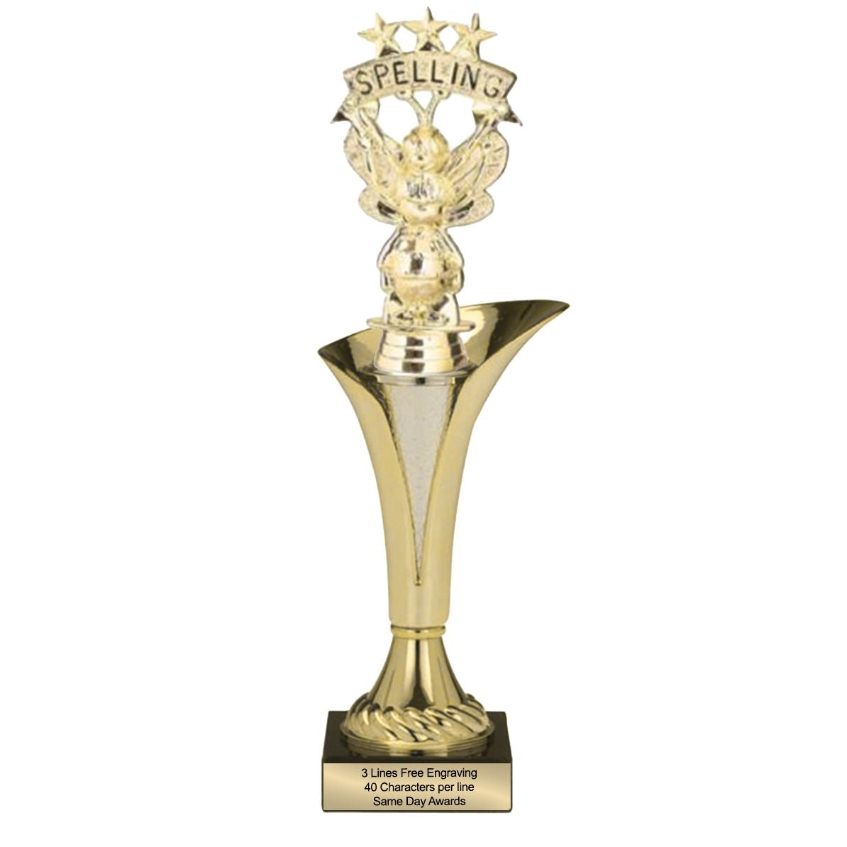 Typhoon Spelling Bee Trophy | Custom Engraved