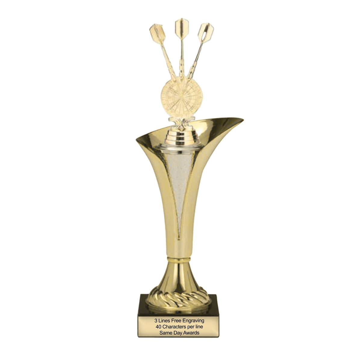 Typhoon Triple Dart Trophy | Custom Engraved