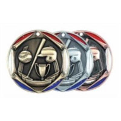 Tri Color Die-Cast - 2"