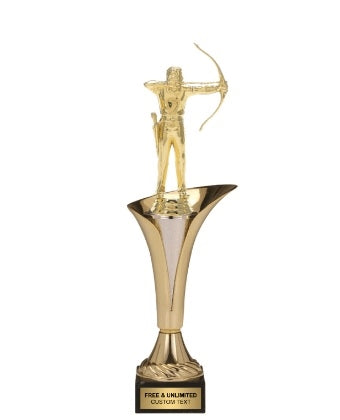 Typhoon Male Archery Trophy  | Custom Engraved