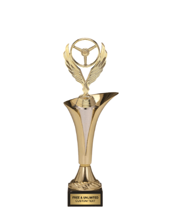 Typhoon Winged Wheel Trophy | Custom Engraved
