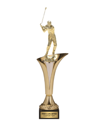 Typhoon Male Golfer Trophy  | Custom Engraved
