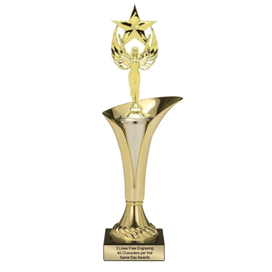 Typhoon Female Star Victory Trophy  | Custom Engraved