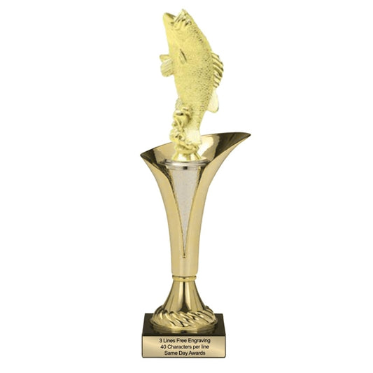 Typhoon Standing Bass Fish Trophy | Custom Engraved