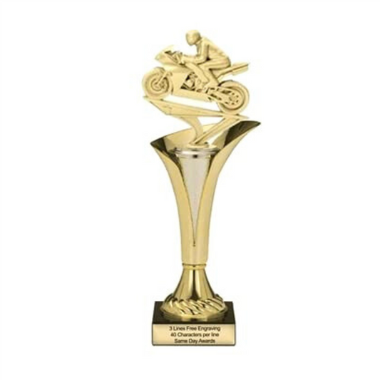 Typhoon Racing Motorcycle Trophy  | Custom Engraved