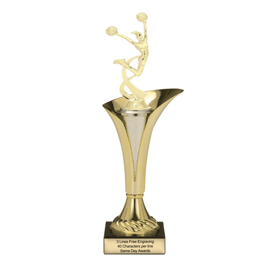 Typhoon Cheerleader Trophy | Custom Engraved