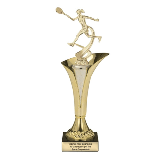 Typhoon Female Tennis Trophy  | Custom Engraved