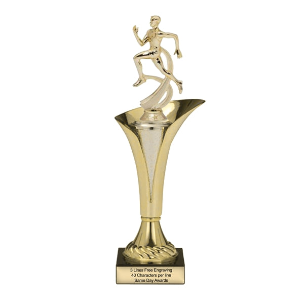 Typhoon Male Track Trophy  | Custom Engraved
