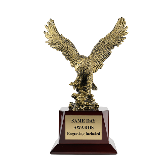 Pershing Gold Eagle Trophy | Custom Engraved