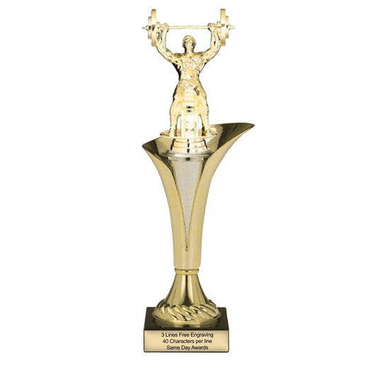 Typhoon Bench Press Trophy  | Custom Engraved