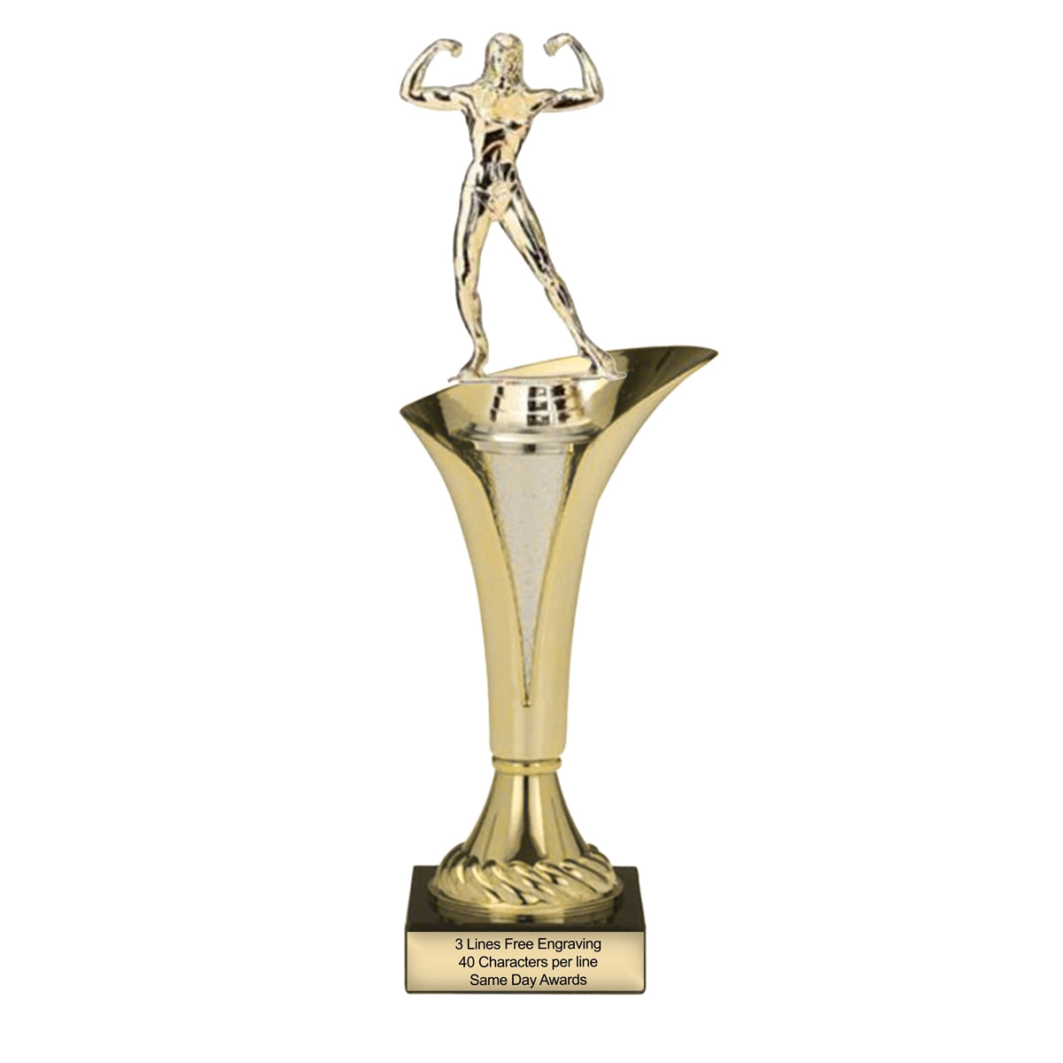 Typhoon Female Bodybuilder Trophy  | Custom Engraved
