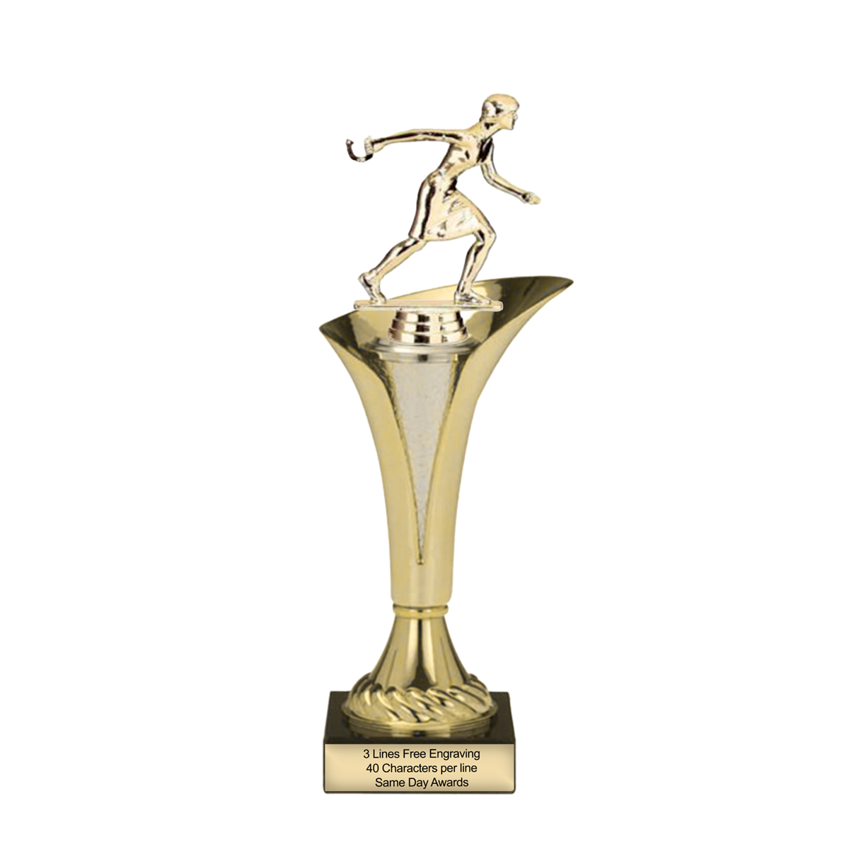 Typhoon Female Horseshoe Trophy  | Custom Engraved