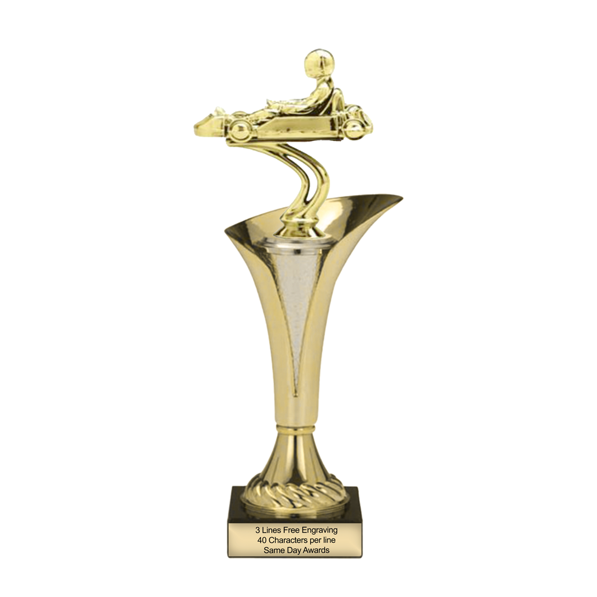 Typhoon Go Kart Trophy  | Custom Engraved