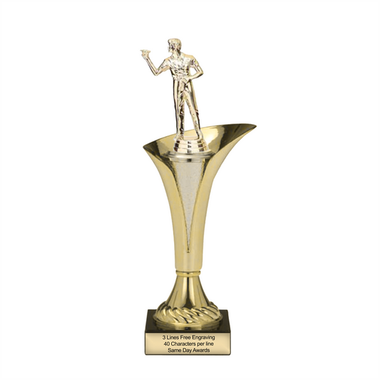 Typhoon Male Dart Thrower Trophy  | Custom Engraved