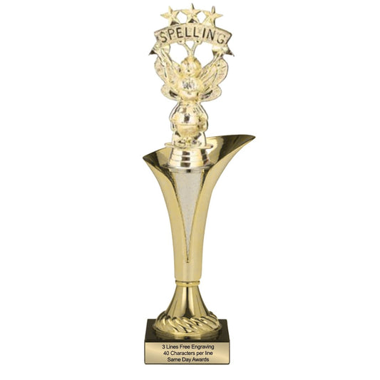 Typhoon Spelling Bee Trophy  | Custom Engraved